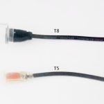 waterproof T5 T8 socket 2 pcs-886