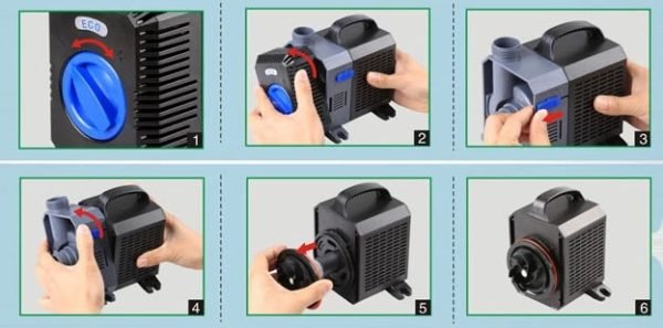 sunsun variable frequency pump Fish Tank Submersible Pumps Water-Pump CTP-2800-682