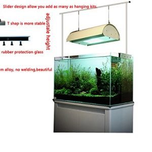 Aquarium Light Suspension System 24" 36" 40" 48" 60" Tank Bracket Hanging Kit-0