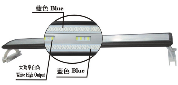 Degen bright HO led lamp fixture for plants and seawater aquaculture-0