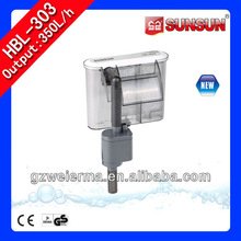 SUNSUN aquarium tank hang on filter 2W 350L/h Aquarium Fish Tank Hang On Filter HBL-303-0